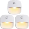 Bewegungsmelder Nachtlicht 3er Pack, Kabellose LED Produktbild-Vorschau 1
