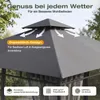 Sekey Pavillon 3×3 m Gartenpavillon Wasserdicht Doppeldach Produktbild-Vorschau 5