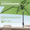 Sekey Sonnenschirm Balkon Gartenschirm Marktschirm  140×210 Produktbild-Vorschau 3
