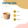 Bazko Eisbecher Groß | halbsüße Eiswaffeln 6,5 cm / 9 cm | Produktbild-Vorschau 3