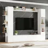 Merax Hochglanze Wohnwand mit Acryltür, TV Schrank mit Produktbild-Vorschau 7