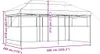 vidaXL Tenda per feste pieghevole Pop-Up con 3 pannelli Anteprima dell’immagine prodotto 6