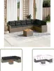 The Living Store 8-tlg. Garten-Sofagarnitur mit Kissen Grau Produktbild-Vorschau 1