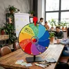 Relaxdays Glücksrad zum Drehen, 30 cm, Drehrad Tisch, 10 Produktbild-Vorschau 5