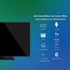 A graphic displaying various connection ports and features of a television, with a partial view of a TV screen on the left. Produktbild-Vorschau