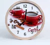 Holzuhr 20fi cm wanduhr - Tasse Kaffee Produktbild-Vorschau 1