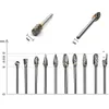 Frässtifte 3 mm 10 Stück Hartmetall Wolframcarbid Fräser Produktbild-Vorschau 2