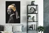 MuchoWow® Poster Mädchen mit einem Perlenohrring - Johannes Produktbild-Vorschau 4