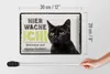Blechschild Hinweis Katze hier wache ich eigene Gefahr, 30 Produktbild-Vorschau 6