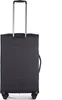 A black trolley suitcase shown from the back. Anteprima dell’immagine prodotto