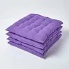 HOMESCAPES 4er Set Stuhlkissen 40x40 cm lila – Sitzkissen Produktbild-Vorschau 1