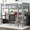 Merax Etagenbett Hochbett 90x200 cm, Kinderbett mit Produktbild-Vorschau 1