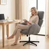 Sedia da scrivania HOMCOM con rivestimento effetto velluto Anteprima dell’immagine prodotto 9