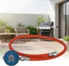 80CM Gas Schlauch + Druckminderer Gasregler Propanschlauch Produktbild-Vorschau 1