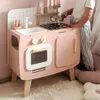 Kinderküche aus Holz – Retro-Design, rosa, inkl. Zubehör & Produktbild-Vorschau 10