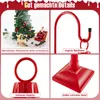 COSTWAY Luci di Natale 173cm lanterna di Natale rossa con Anteprima dell’immagine prodotto 5