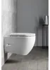 Asiento de inodoro de diseño moderno con sistema de cierre Vista previa de la imagen del producto 3