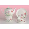 Becher, Tasse LOTTA BLUMEN für 350ml weiß bunt Bone China Produktbild-Vorschau 3