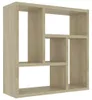 vidaXL Wandplank Sonoma-eikenhout, 45x16x45 cm, houtvezel Productafbeelding-voorbeeld 1