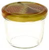 50er Set Einmachglas 230 ml Deckel Honigwabe Rund- Produktbild-Vorschau 2