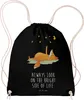 Mr. & Mrs. Panda gym tasche Fuchs Sterne - Schwarz - Produktbild-Vorschau 1