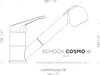 Schock Küchenarmatur mit Handbrause COSMO croma matt Produktbild-Vorschau 7