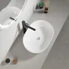 Lavabo da appoggio in Vetroceramica, bianco, ovale, grande, Anteprima dell’immagine prodotto 6