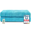 Komfortec 2er Saunatuch Set 80x200 cm aus 100% Baumwolle, Produktbild-Vorschau 1