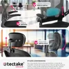 ergonomický tvar kancelářské židle tectake® Arges s Náhled obrázku produktu 8