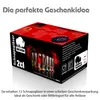 BigDean 12 Stück farbige Schnapsgläser 2cl in Geschenkbox – Produktbild-Vorschau 2