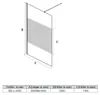 SONNI Walk in Duschwand Duschabtrennung 90x200cm mit 8mm Produktbild-Vorschau 6
