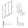 BADLAND Eckbadewanne Badewanne Integra LINKS 150x75 mit Produktbild-Vorschau 4