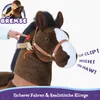 PonyCycle cavallo a pedali marrone scuro per bambini dai 4 Anteprima dell’immagine prodotto 3