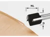 Festool HW D 19/16 S8 OFK 700 fresa a filo 19 x 16 x 46 x 8 Anteprima dell’immagine prodotto 1