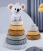 Stapelspielzeug Ringe Bausteine Koala Stappelturm Beißringe Produktbild-Vorschau 3