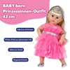 BABY born Prinzessinnen-Outfit mit pinkem Kleid, Krone und Produktbild-Vorschau 2