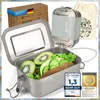 Scatola per il pranzo in acciaio inox: 550 ml Anteprima dell’immagine prodotto 10