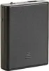 A black battery holder is shown from a slightly angled front view against a light gray background. Podgląd zdjęcia produktu