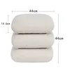 Duhome Sitzhocker aus Bouclé Polsterhocker 360° Drehbar Produktbild-Vorschau 3