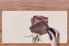 MuchoWow® Schreibtischunterlage Blumen - Rot - Rosen - Grün Produktbild-Vorschau 3