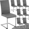 tectake® Set Schwingstuhl Bettina gepolstert mit Produktbild-Vorschau 9
