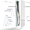 DEQORI Kleiderhaken aus Glas 50x125 cm 'Elegantes Produktbild-Vorschau 7