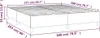 vidaXL Box spring bed frame dark grey 180x200 cm velvet Náhled obrázku produktu 7