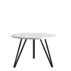 AX LIVING Table basse ronde Cossie 67 cm table blanche Voir les images du produit 2