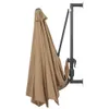 vidaXL Parasol mural avec LEDs 300 cm Taupe Voir les images du produit 14