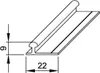 Schiebetürbeschlag SLID'UP 130, Laufschiene 240 cm, 3 Türen Produktbild-Vorschau 4