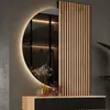 Planetmöbel LED Spiegel NIVORA halbrund 50×100 cm, dimmbar Produktbild-Vorschau 2