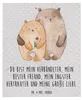 Mr. & Mrs. Panda Sofaüberwurf Bären Liebe - Grau Pastell - Produktbild-Vorschau 1