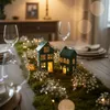 Set de maisons photophores, maisons décoratives en Voir les images du produit 7
