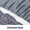 Stretch Sofabezug Sofa Sitzkissenbezug Plissee Rüschenrock Produktbild-Vorschau 3